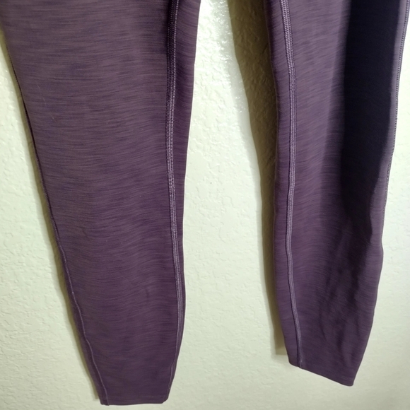 Lululemon Power Within Super High-Rise Pant 28" Heathered Black Currant Sz 4 - Picture 4 of 7